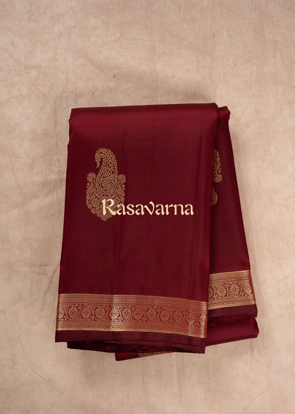 Maroon Pure Silk Kanchipuram Pattu Saree