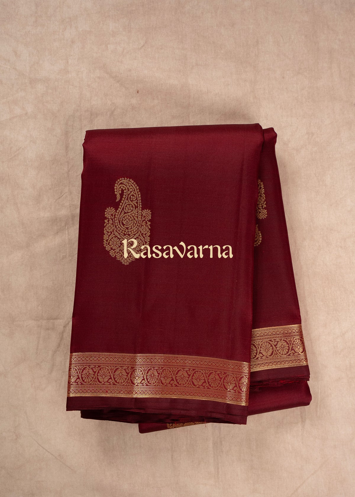 Maroon Pure Silk Kanchipuram Pattu Saree