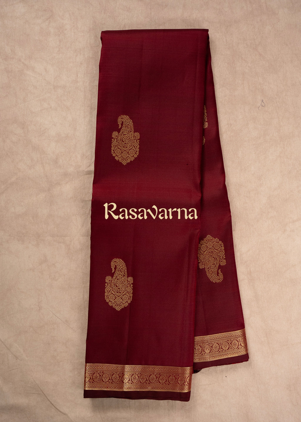 Maroon Pure Silk Kanchipuram Pattu Saree