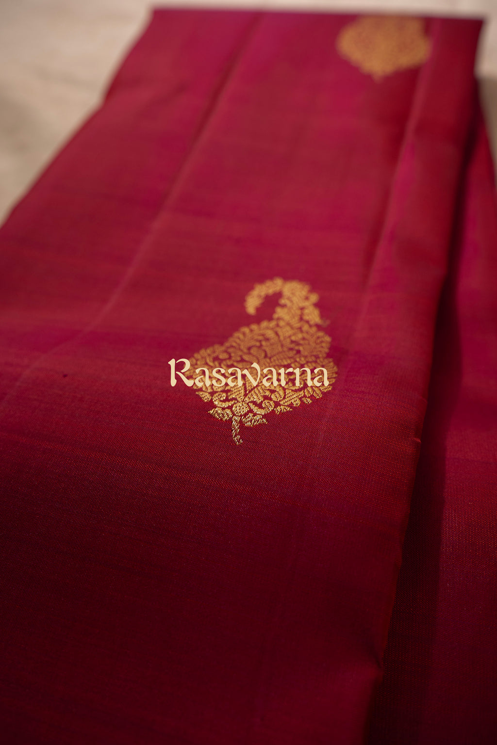 Rani Pink Pure Silk Kanchipuram Pattu Saree with Rani Pink Border