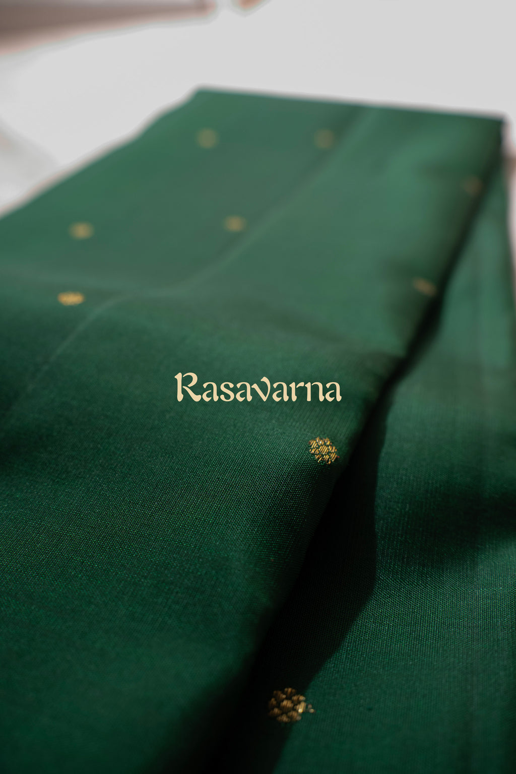 Bottle Green Pure Silk Kanchipuram Pattu Saree