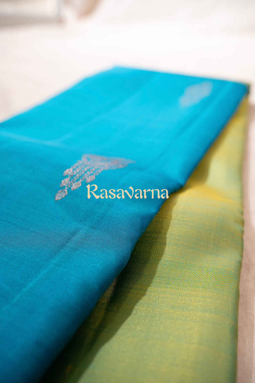 Blue & Green Pure Silk Kanchipuram Pattu Saree