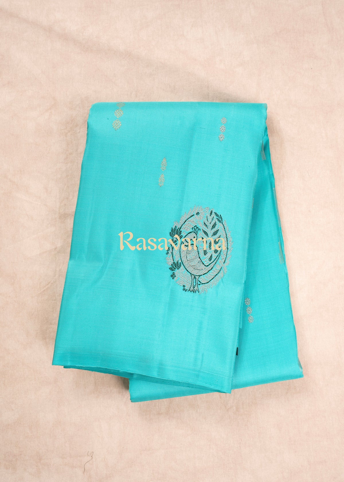 Sky Blue Pure Silk Kanchipuram Pattu Saree