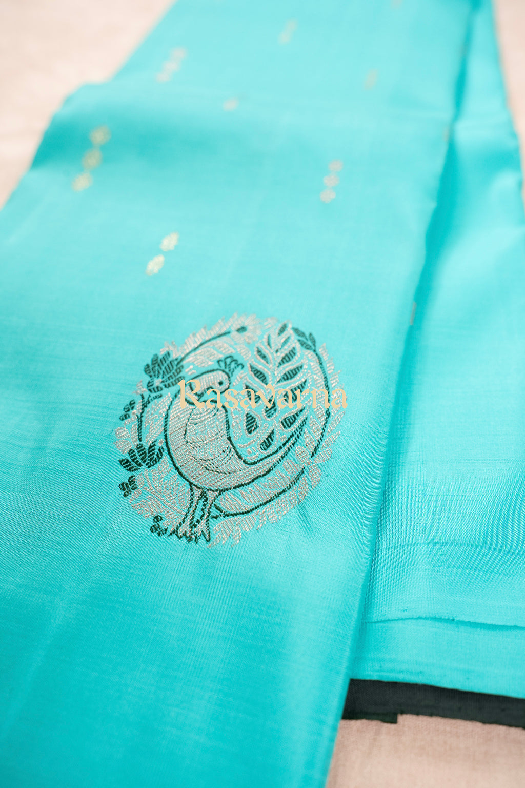 Sky Blue Pure Silk Kanchipuram Pattu Saree