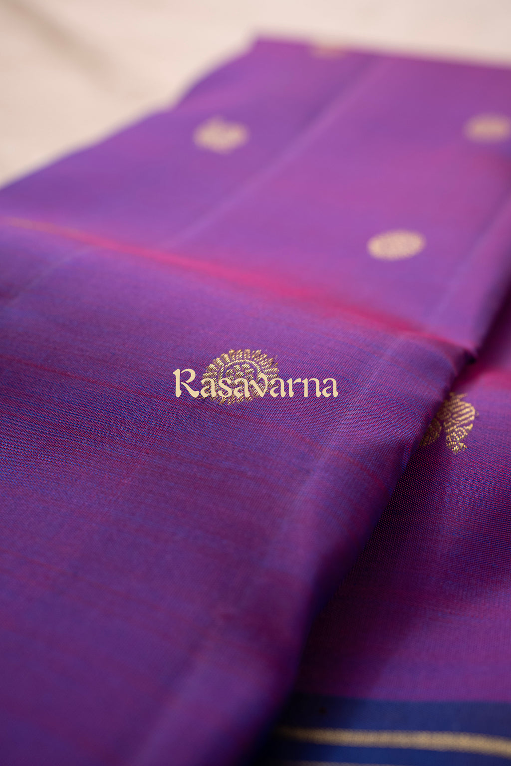 Royal Blue Pure Silk Kanchipuram Pattu Saree with Royal Blue Border