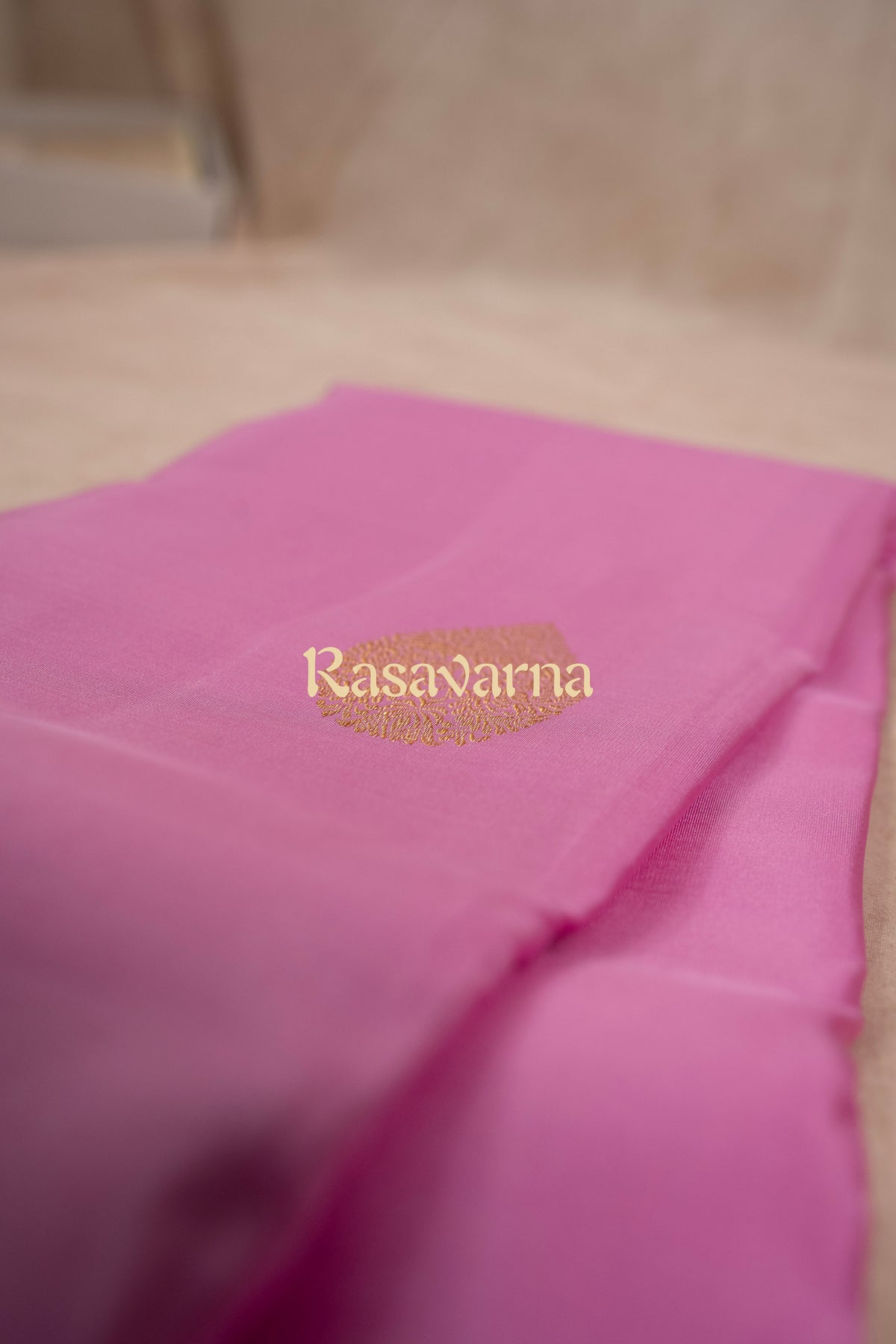 Pink Pure Silk Kanchipuram Pattu Saree with Pink Border