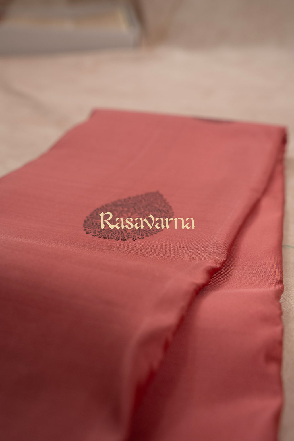 Terracotta Pink Pure Silk Kanchipuram Pattu Saree with Terracotta Pink Border