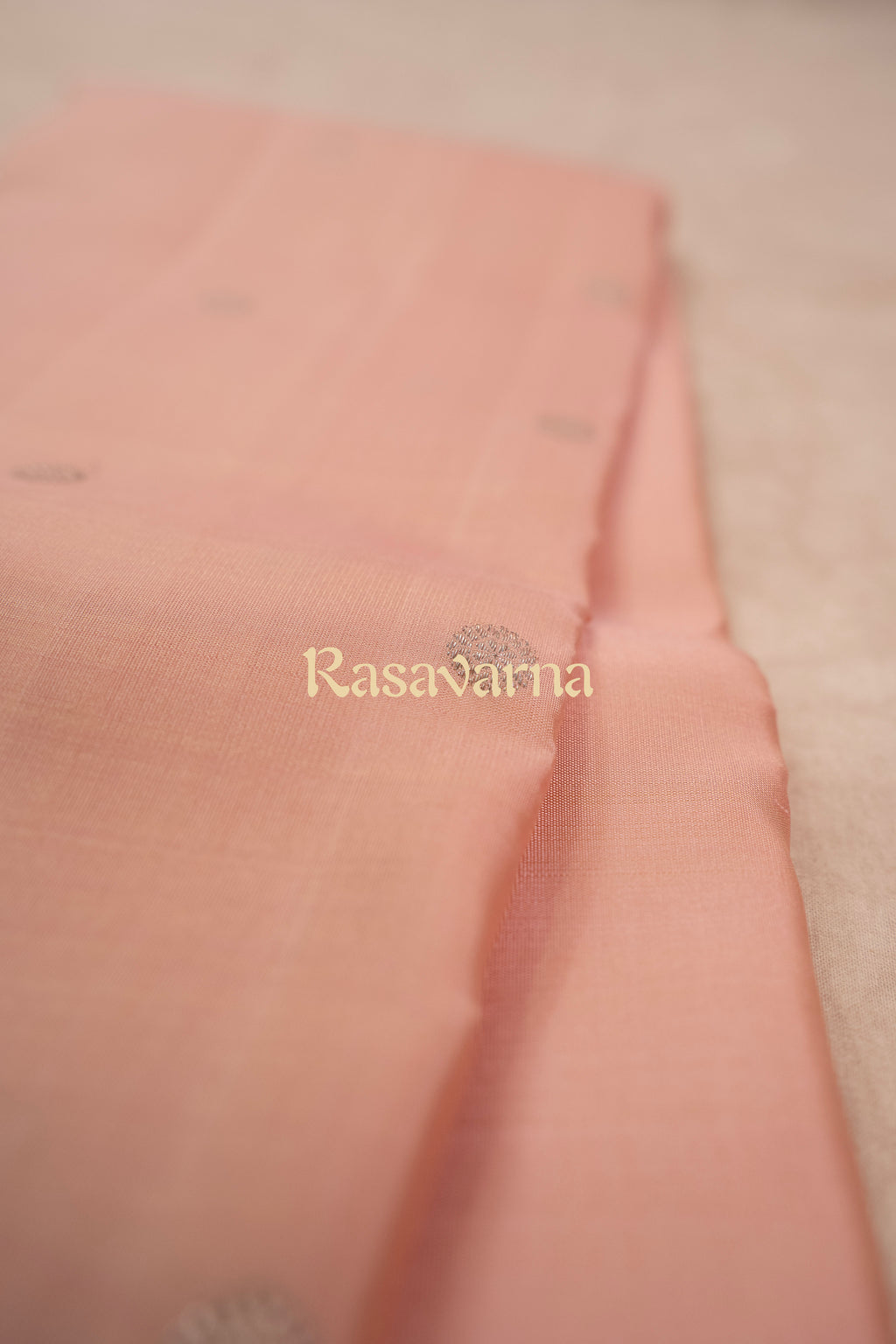 Baby Pink Pure Silk Kanchipuram Pattu Saree with Baby Pink Border