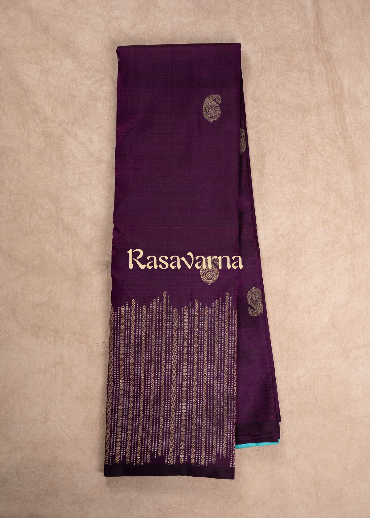 Magenta Pure Silk Kanchipuram Pattu Saree with Magenta Border