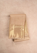Half White Pure Silk Kanchipuram Pattu Saree with Half White Border
