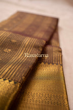 Bottle Green Pure Silk Kanchipuram Pattu Saree with Bottle Green Border