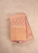 Beige Pure Silk Kanchipuram Pattu Saree with Beige Border