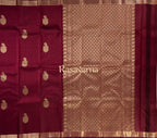 Maroon Pure Silk Kanchipuram Pattu Saree
