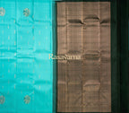 Sky Blue Pure Silk Kanchipuram Pattu Saree