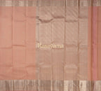 Baby Pink Pure Silk Kanchipuram Pattu Saree with Baby Pink Border