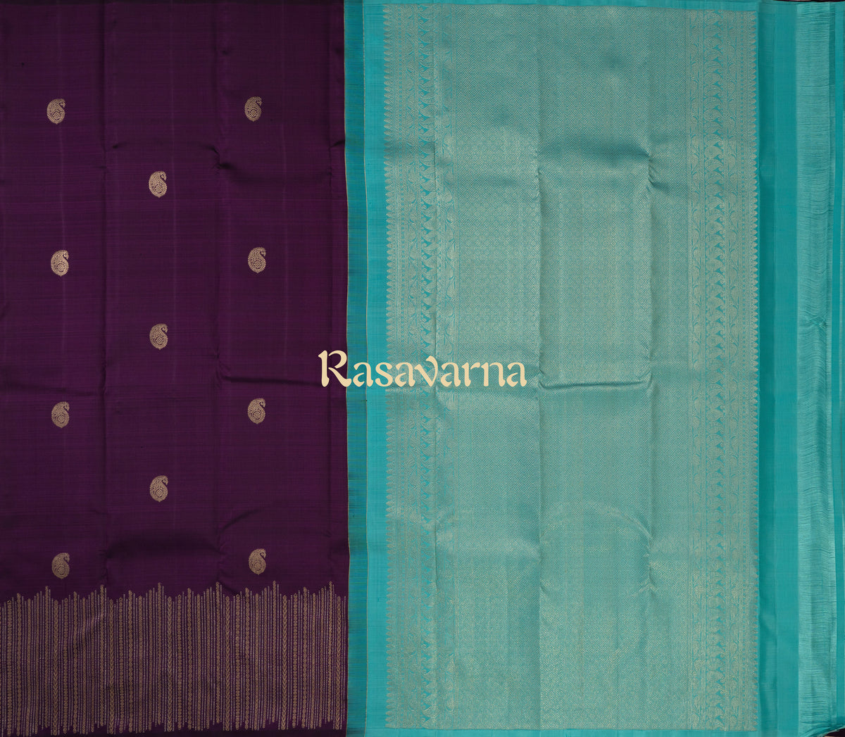Magenta Pure Silk Kanchipuram Pattu Saree with Magenta Border