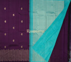 Magenta Pure Silk Kanchipuram Pattu Saree with Magenta Border