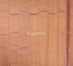 Beige Pure Silk Kanchipuram Pattu Saree with Beige Border