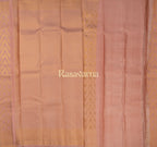 Beige Pure Silk Kanchipuram Pattu Saree with Beige Border