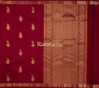 Rani Pink Pure Silk Kanchipuram Pattu Saree with Rani Pink Border