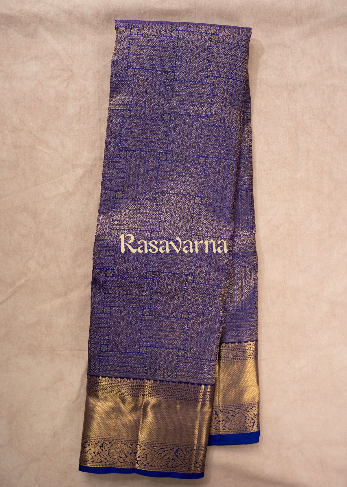Royal Blue Pure Silk Kanchipuram Pattu Saree