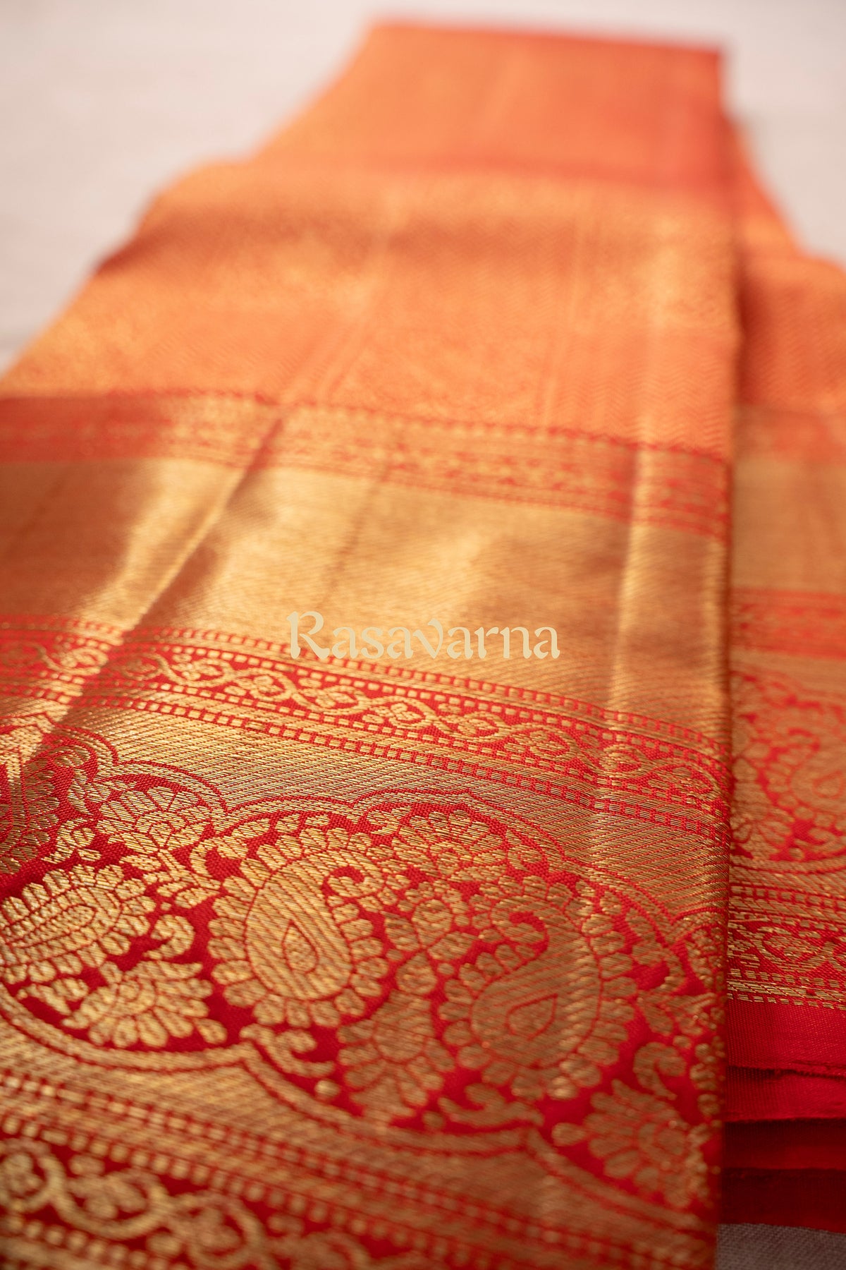 Red Pure Silk Kanchipuram Pattu Saree