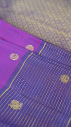 Royal Blue Pure Silk Kanchipuram Pattu Saree with Royal Blue Border