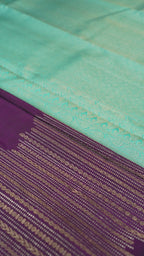 Magenta Pure Silk Kanchipuram Pattu Saree with Magenta Border