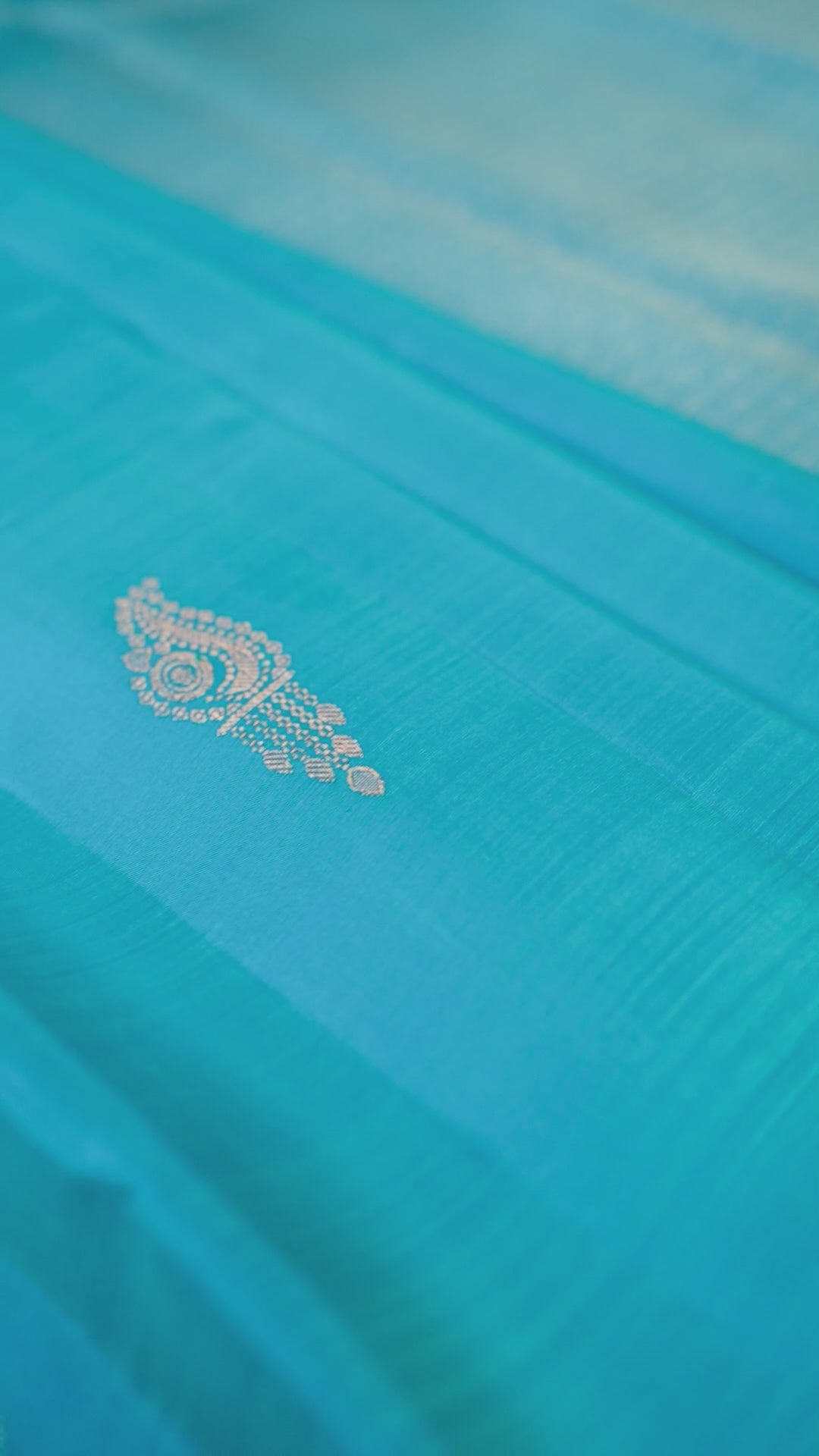 Blue & Green Pure Silk Kanchipuram Pattu Saree