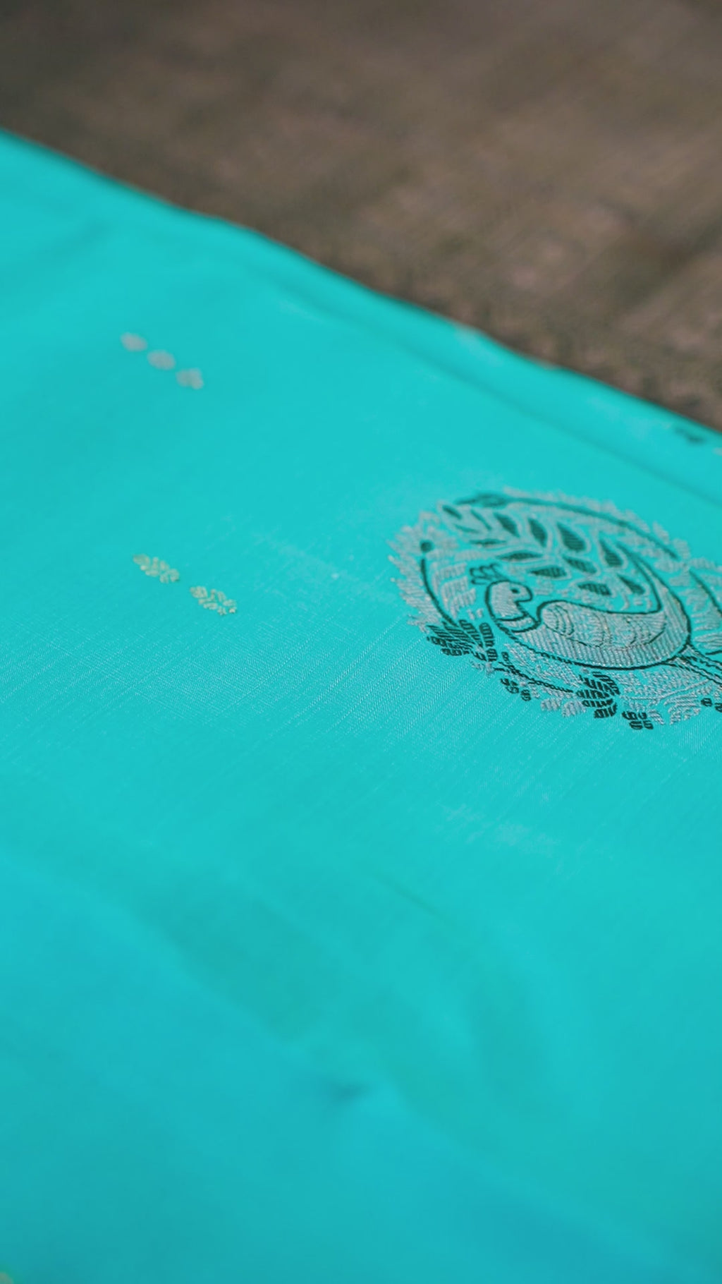 Sky Blue Pure Silk Kanchipuram Pattu Saree