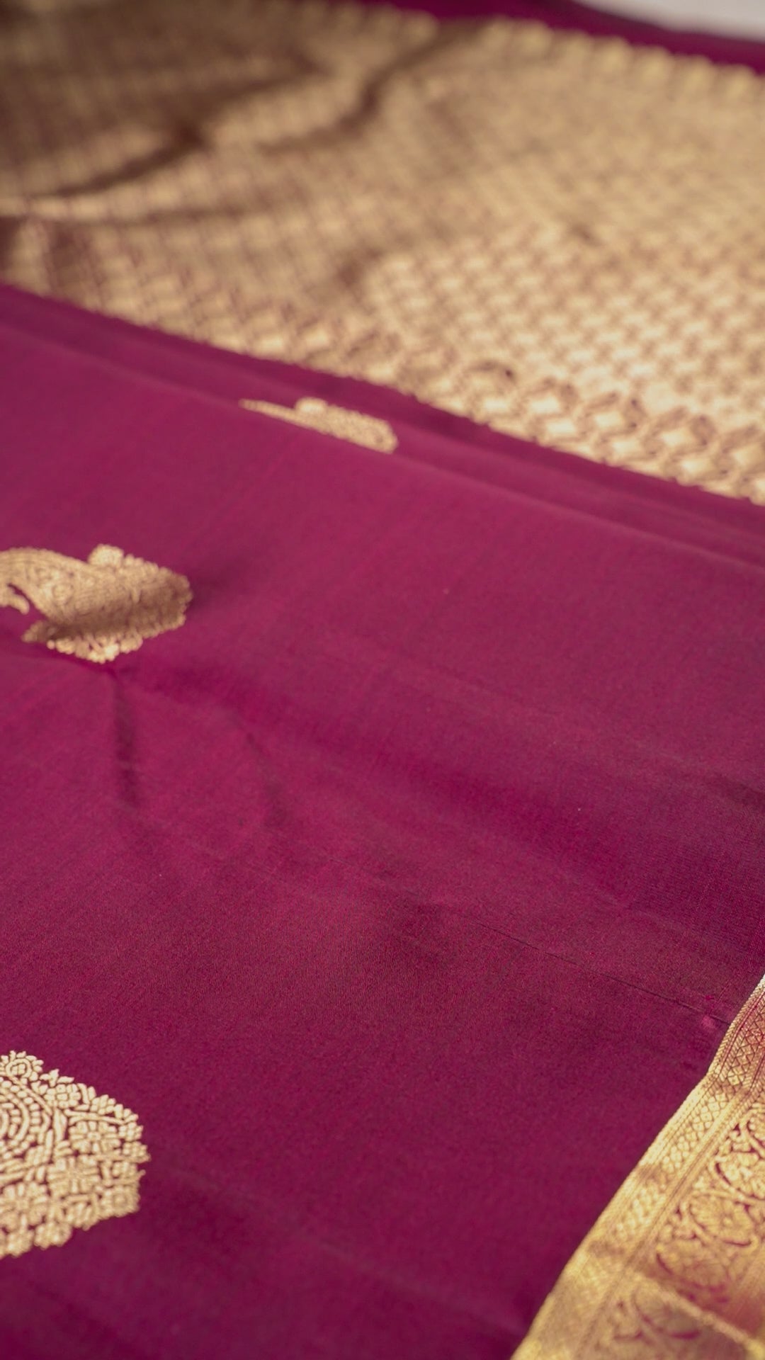 Rani Pink Pure Silk Kanchipuram Pattu Saree with Rani Pink Border