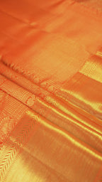 Red Pure Silk Kanchipuram Pattu Saree with Red Border